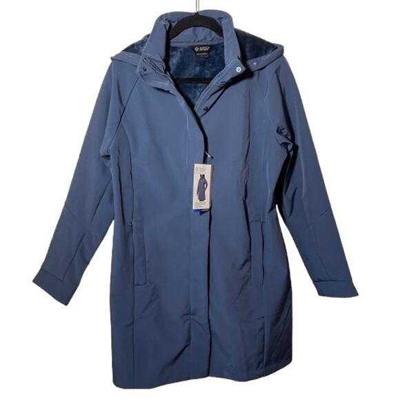 NWT Mondetta Project Long Softshell Hooded Jacket Sz L Woman's - Picture 3 of 7